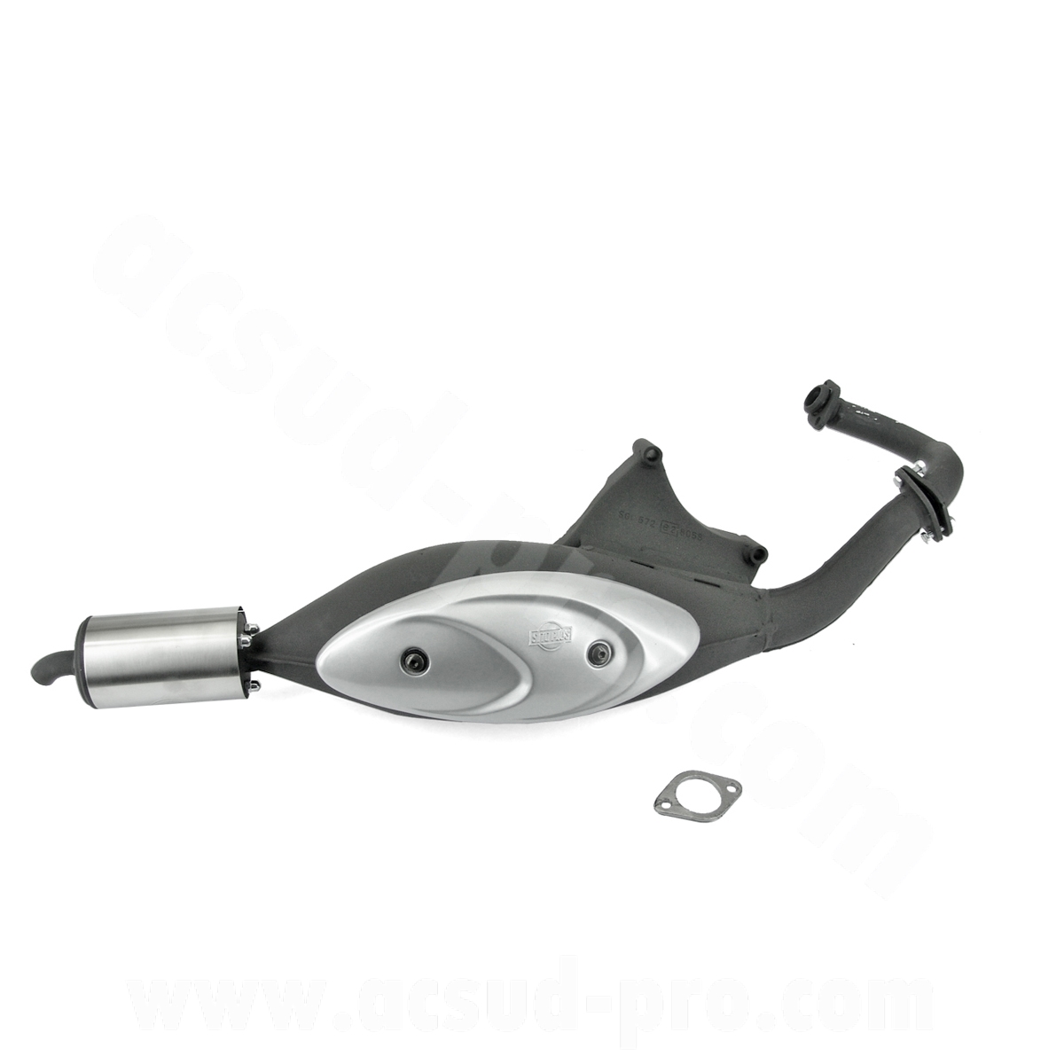 Pot d'échappement Leovince Sito Plus adapt. Gilera 50 Stalker, Runner / Piaggio 50, NRG MC2, Zip SP (ref 0572)