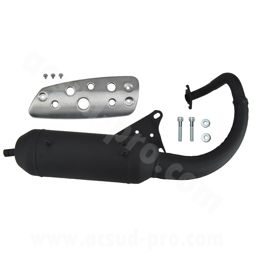 Pot d'échappement Peugeot 50 forme origine Ludix, Streetzone 2T, Citystar, Kisbee 2T, Speedfight 3, New Vivacity - vue 2