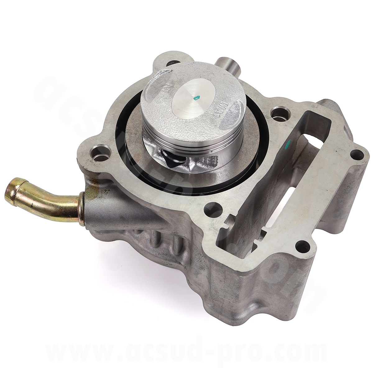 Cylindre maxiscooter RB max fonte adapt. sym 125 fiddle 4 E5 2020 / jet 14 125I 2017 / symphony 125I E4 2018 ( Ø52.4MM) ( OEM : 12100-ma1-000) - vue 2