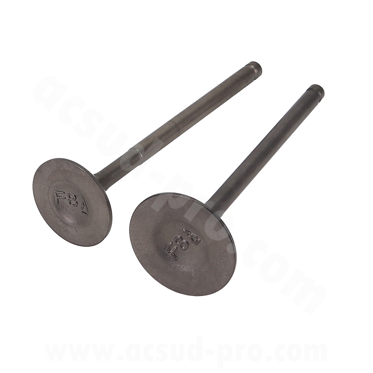 Soupape maxiscooter adapt. Sym fiddle 3 125 cc / jet 14 125 cc / symphony ST 125-200 cc E4 4TPS 125 cc (OEM : 14711-f8a-000 + 14721-f8a-000) (la paire)