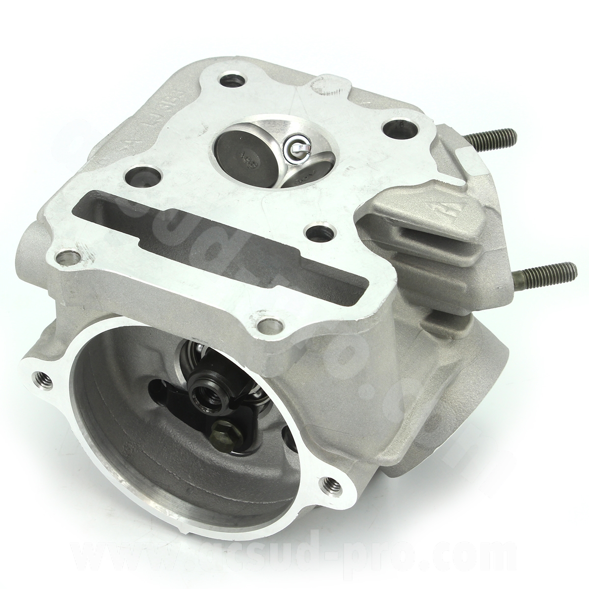 Culasse complète adaptable TNT Motor Boston 12P / Halo / moteur SYM Peugeot (soupapes + palier) XS1P37QMB - vue 2