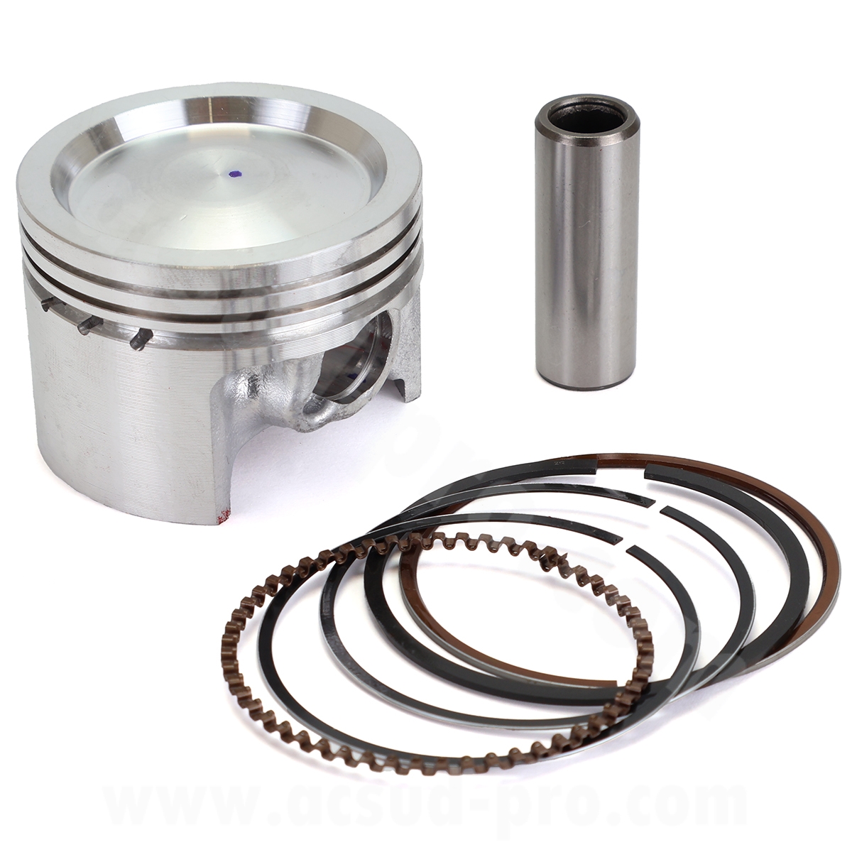 Piston scooter TNT adaptable Piaggio 50 cc 4T Zip/Fly/Liberty/Vespa ET4 D49 moteur 2 soupapes pour cylindre 80 cc