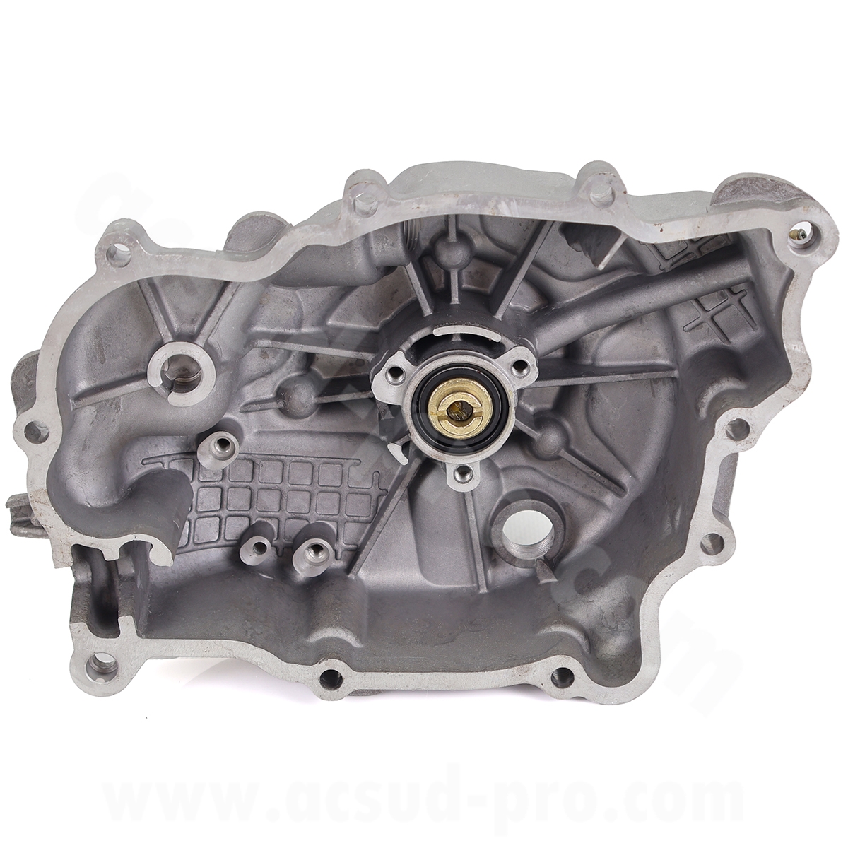 Pompe a eau complete adapt. piaggio 125-250-300 cc MP3, X7, 125-250 cc X9, x-evo, beverly, vespa GTS / gilera 125-250-300 nexus / aprilia 125-250-300 cc atlantic (OEM : 877528 / 1A018722 / 1A0128565) 3 durites - vue 2