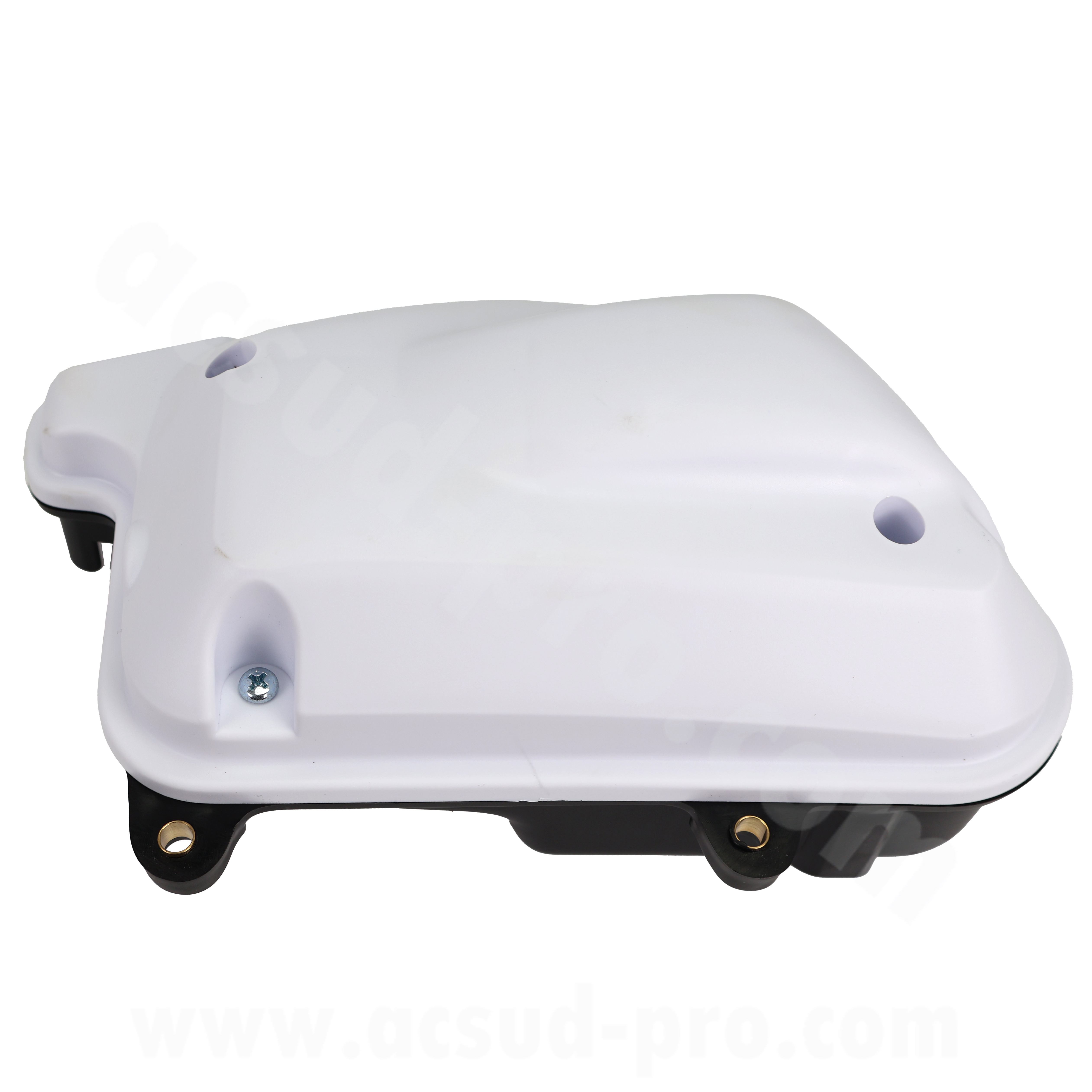 Boîtier filtre à air blanc adapté MBK 50 Booster 2004+, Stunt 2004+/Yamaha 50 BWS 2004+, Slider 2004+ - vue 2