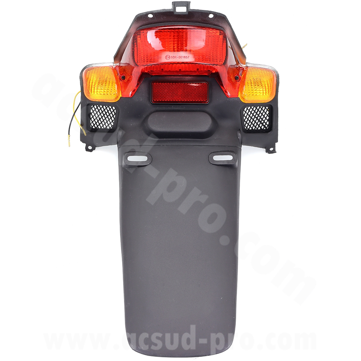 Feu arriere complet adapt. MBK booster NG / rocket / yamaha BWS spy avec bavette (homologuee ce) ( OEM : 4sb-h47000-000)