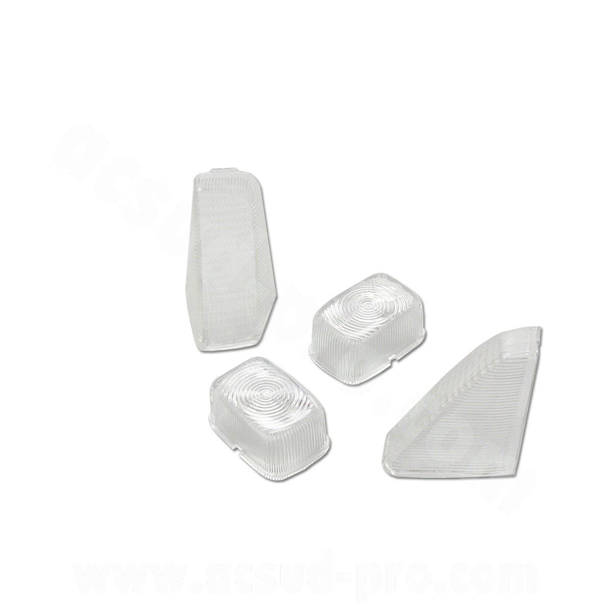 Cabochon clignotant TNT transparent adapté MBK Booster / Yamaha BWS - Blister de 4