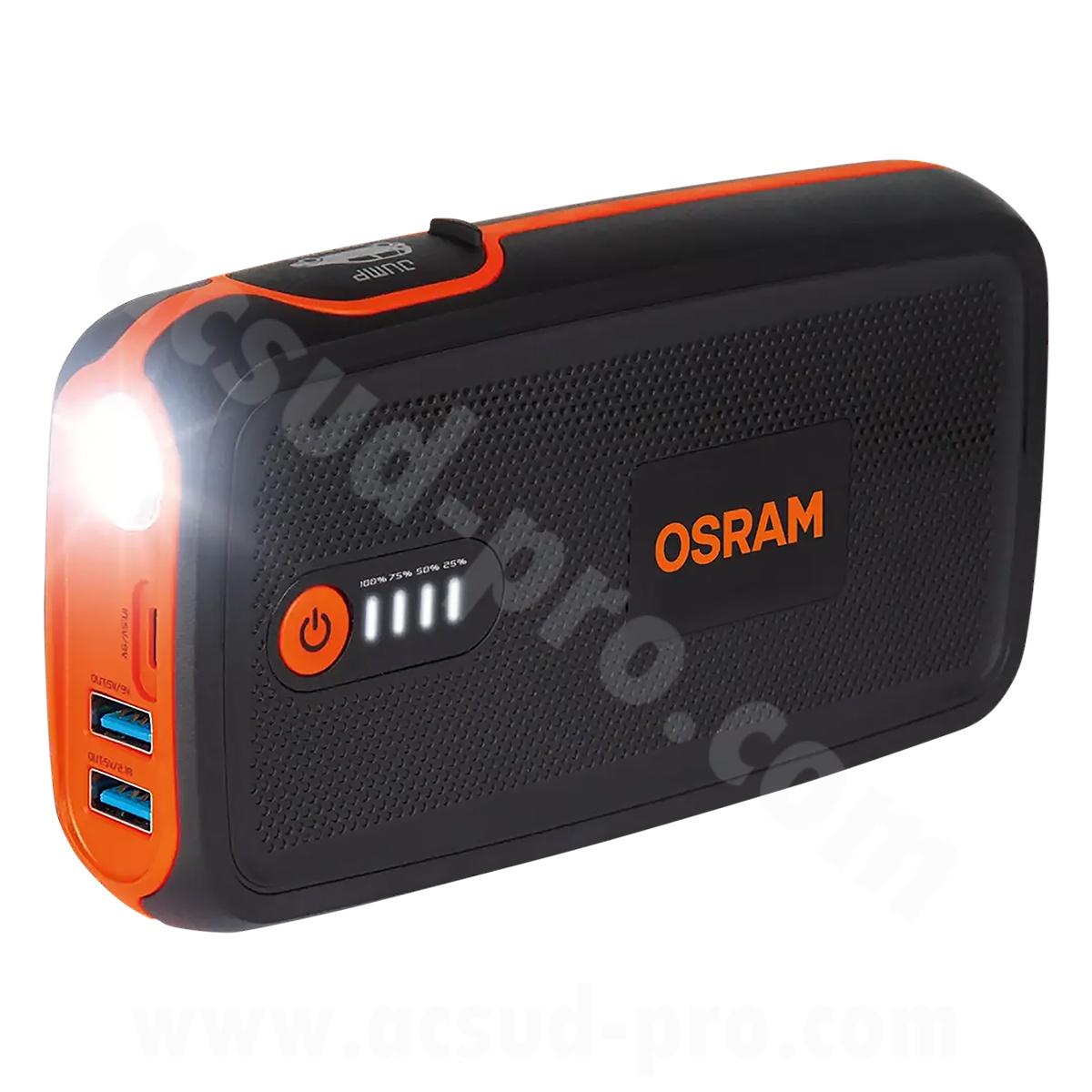 Booster de démarrage moto/maxiscooter/voiture Osram Battery Start 300 12V 13000 mAh - vue 2