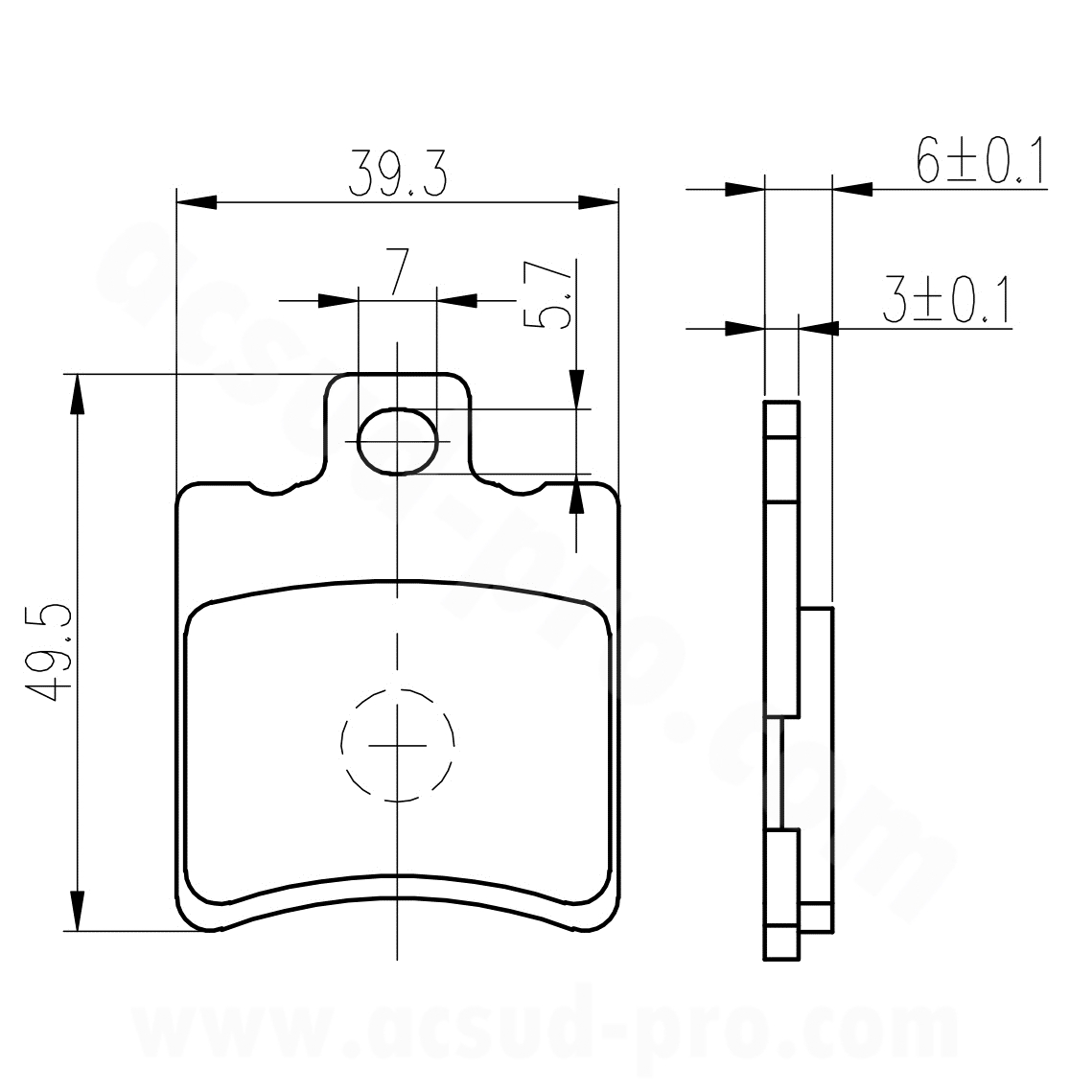 Plaquette de frein avant scooter RB max adaptable MBK Booster, Nitro, Aprilia SR, Malaguti F12, Peugeot Buxy, Piaggio Zip, Typhoon, NRG, NTT