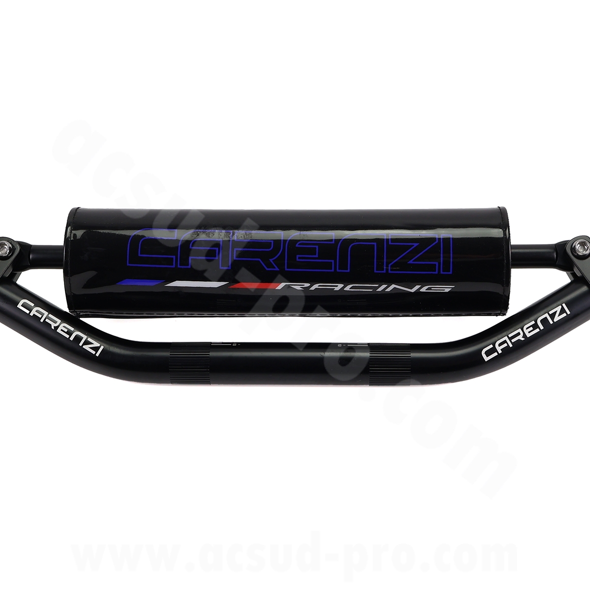 Guidon motocross Carenzi Evo avec mousse Ø22 mm (L : 810 mm / H : 50 mm) noir - vue 2