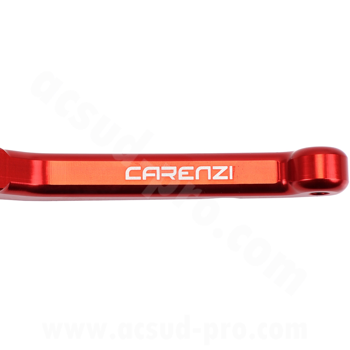 Levier de frein scooter CNC Carenzi aluminium rouge MBK Nitro / Yamaha Aerox / CPI GTR la paire - vue 2