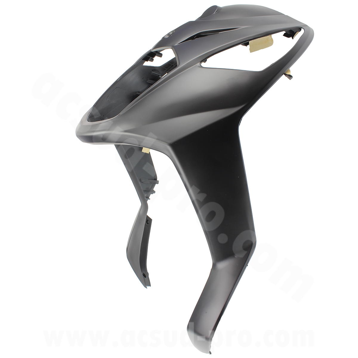 Tablier / face avant adapt. sym orbit 2 50 / 125 cc 2T et 4T 2010-2014 noir mat (OEM : 53205-aaa-0001) - vue 2