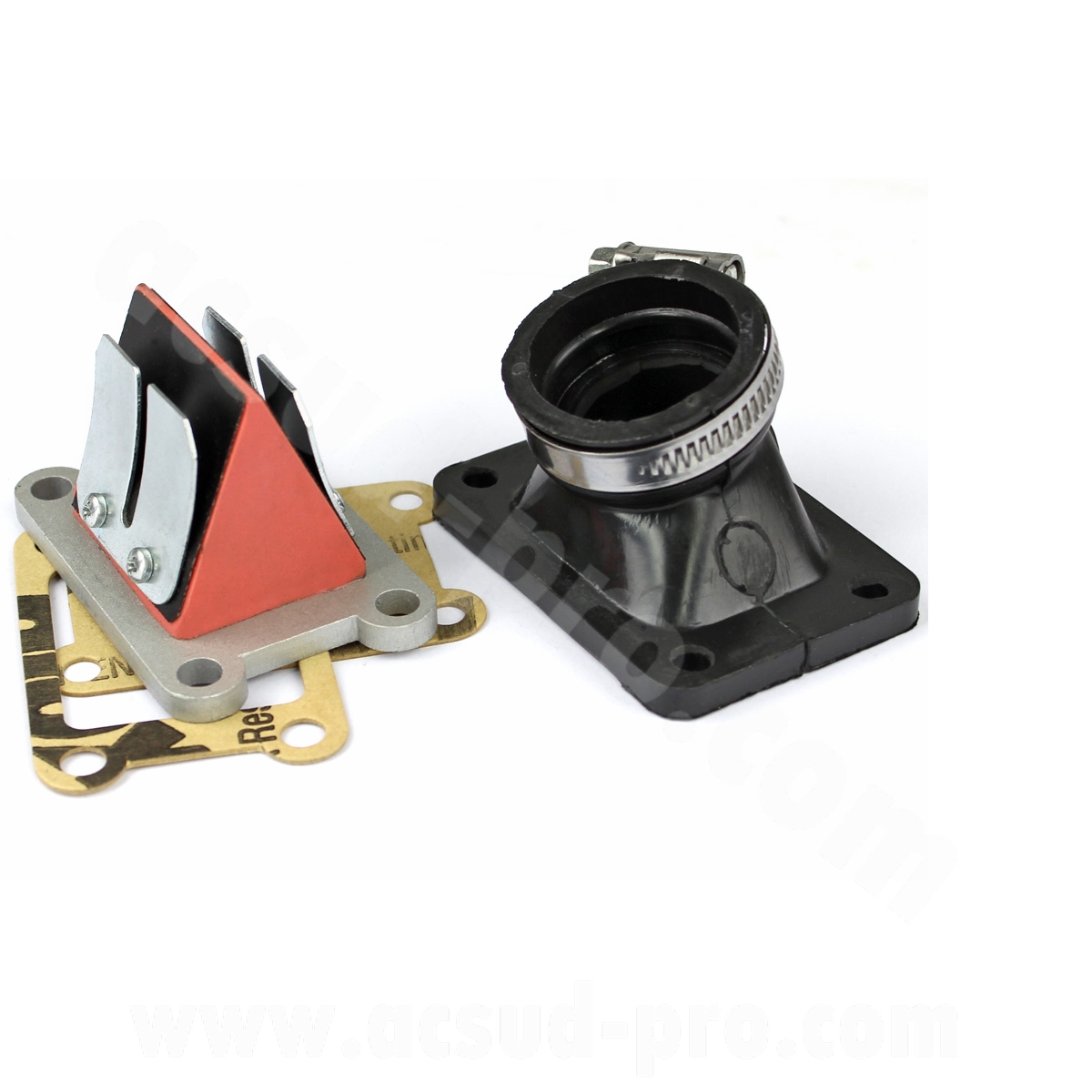 Admission complète MVT adaptable Minarelli AM6 pour carburateur Ø24-30