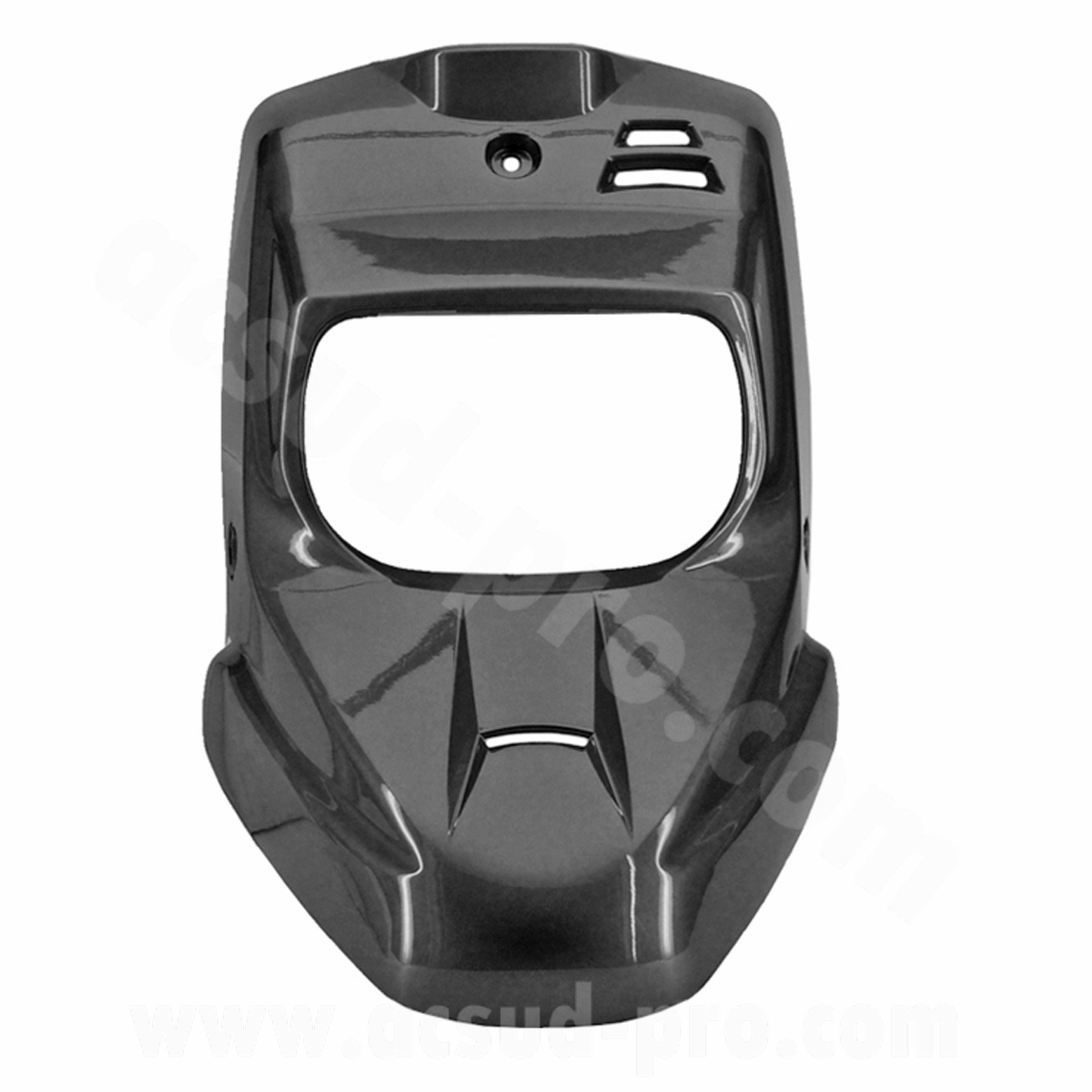 Tablier adaptable MBK 50 Booster 1999-2003 / Yamaha 50 BWS 1999-2003 noir métal nouveau design