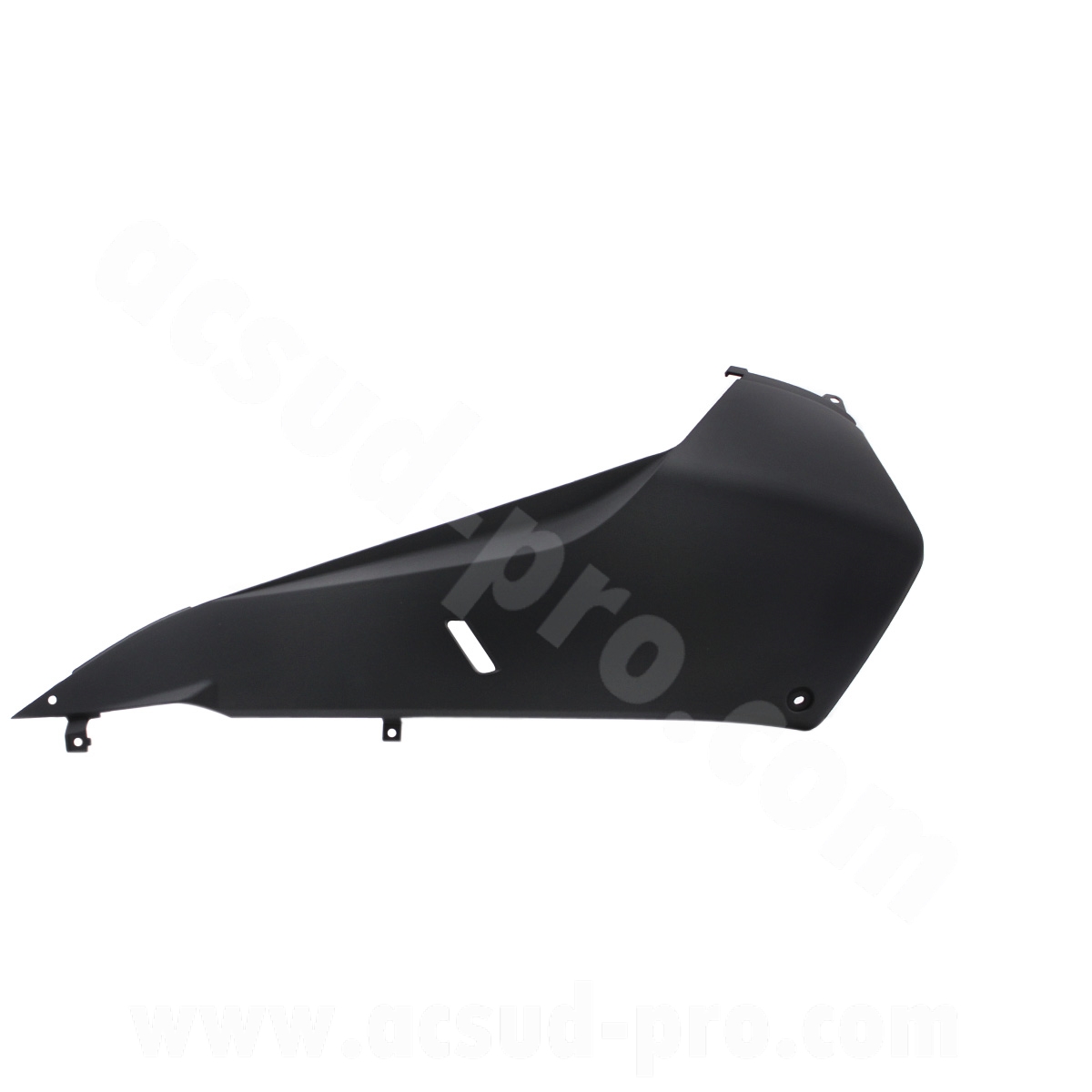 Dessous de tablier droit adapté Yamaha TMAX 500 cc 2008-2011 noir mat