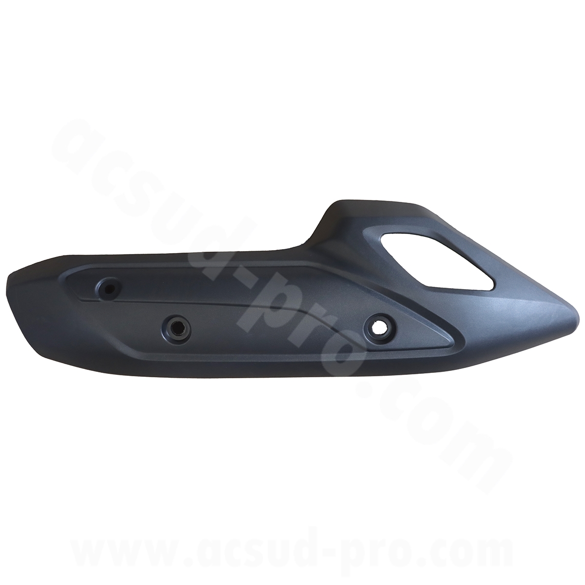 Protection pot d'echappement maxiscooter RB max adapt. Honda SH 125 2013-2016 noir (OEM : 18318-k01-900)