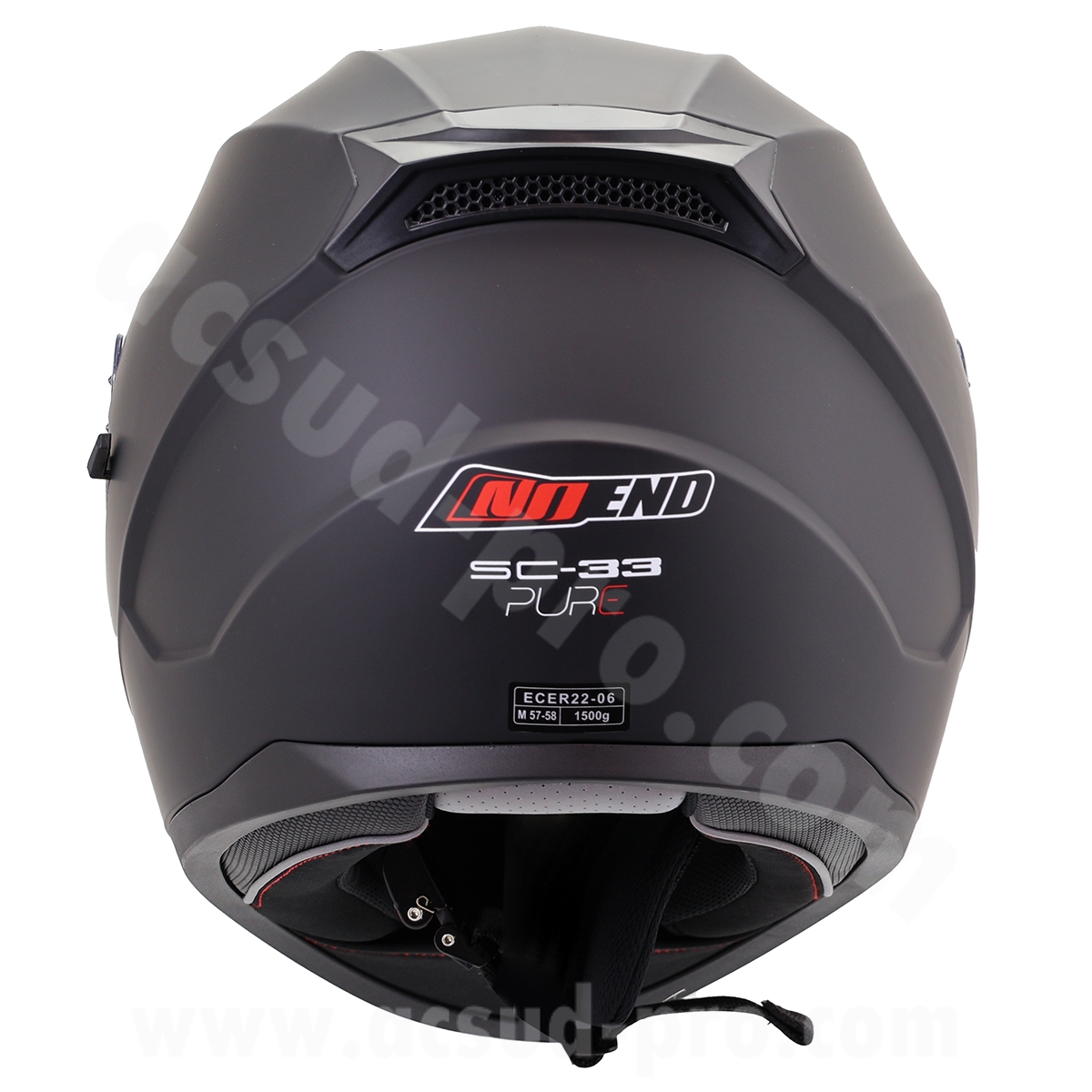 Casque intégral double écran SC-33 noir mat XL - vue 6