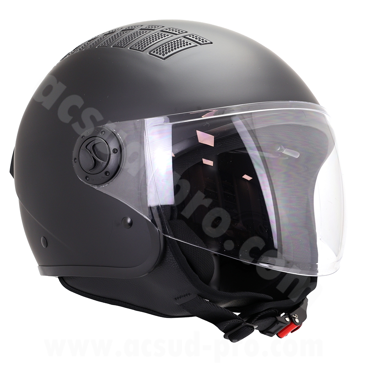 Casque jet SC-31 noir mat S - vue 4