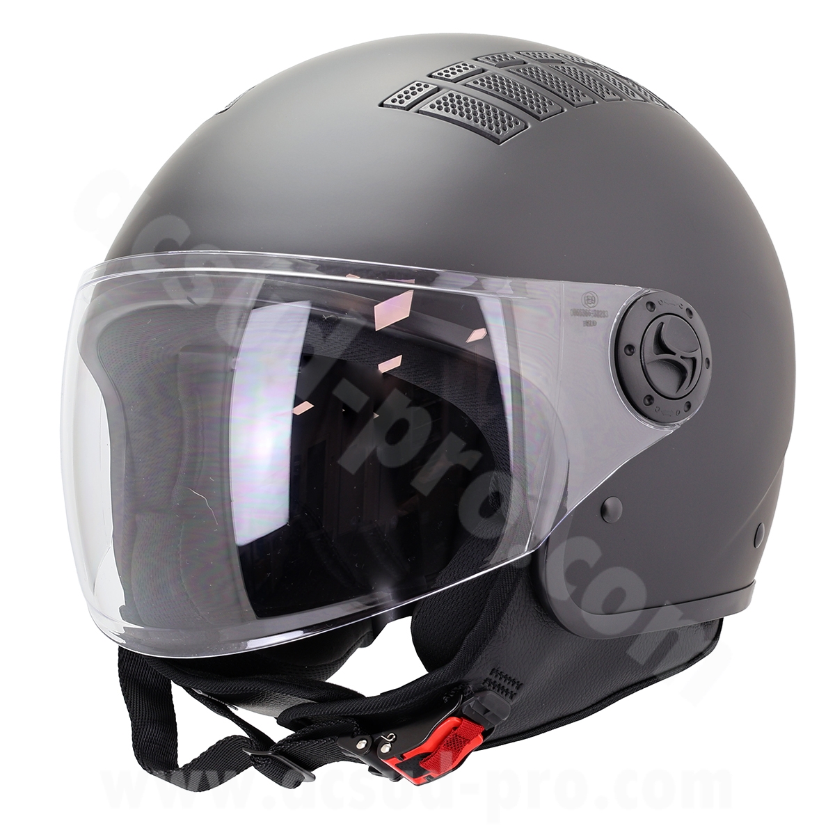 Casque jet SC-31 noir mat XL