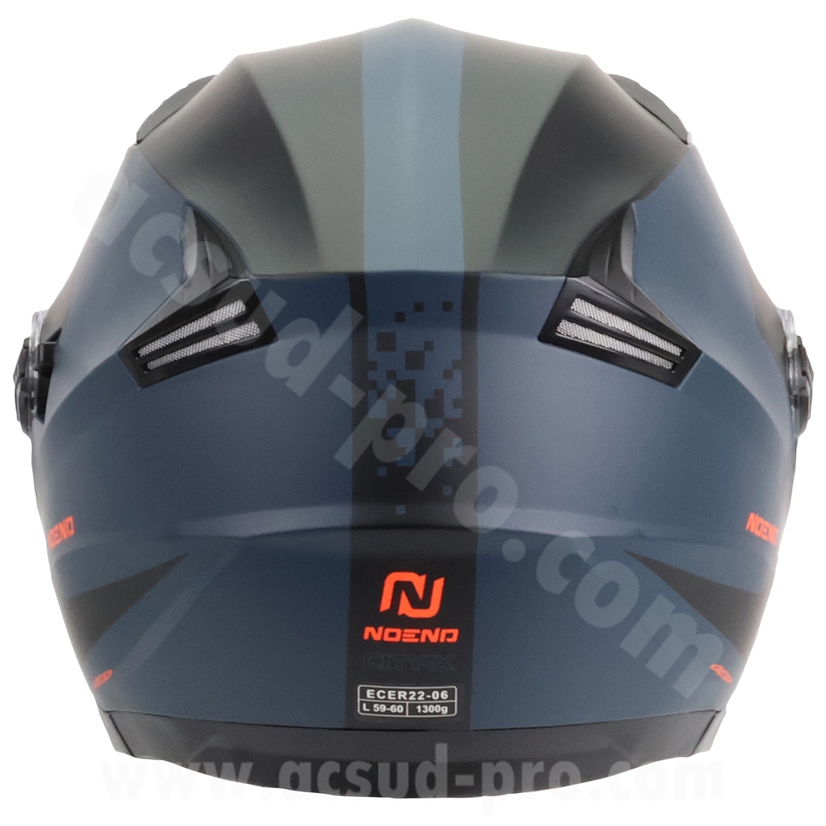Casque jet Noend City-X noir bleu double écran M - vue 6