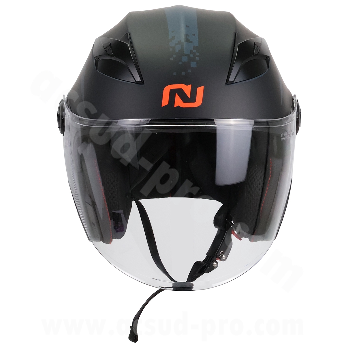 Casque jet Noend City-X noir bleu double écran XXL - vue 3
