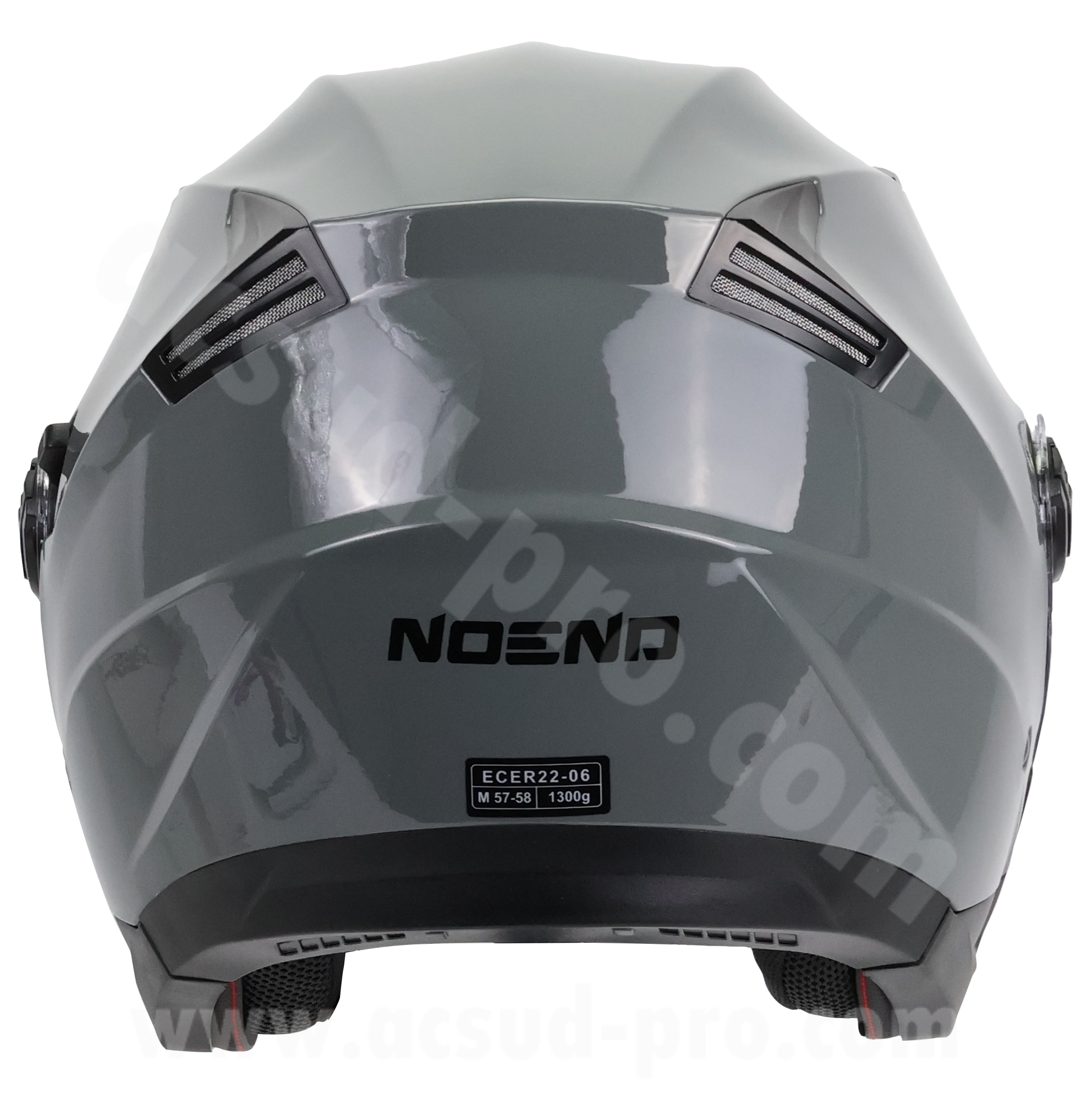 Casque jet Noend City gris Nardo double écran taille S - vue 6