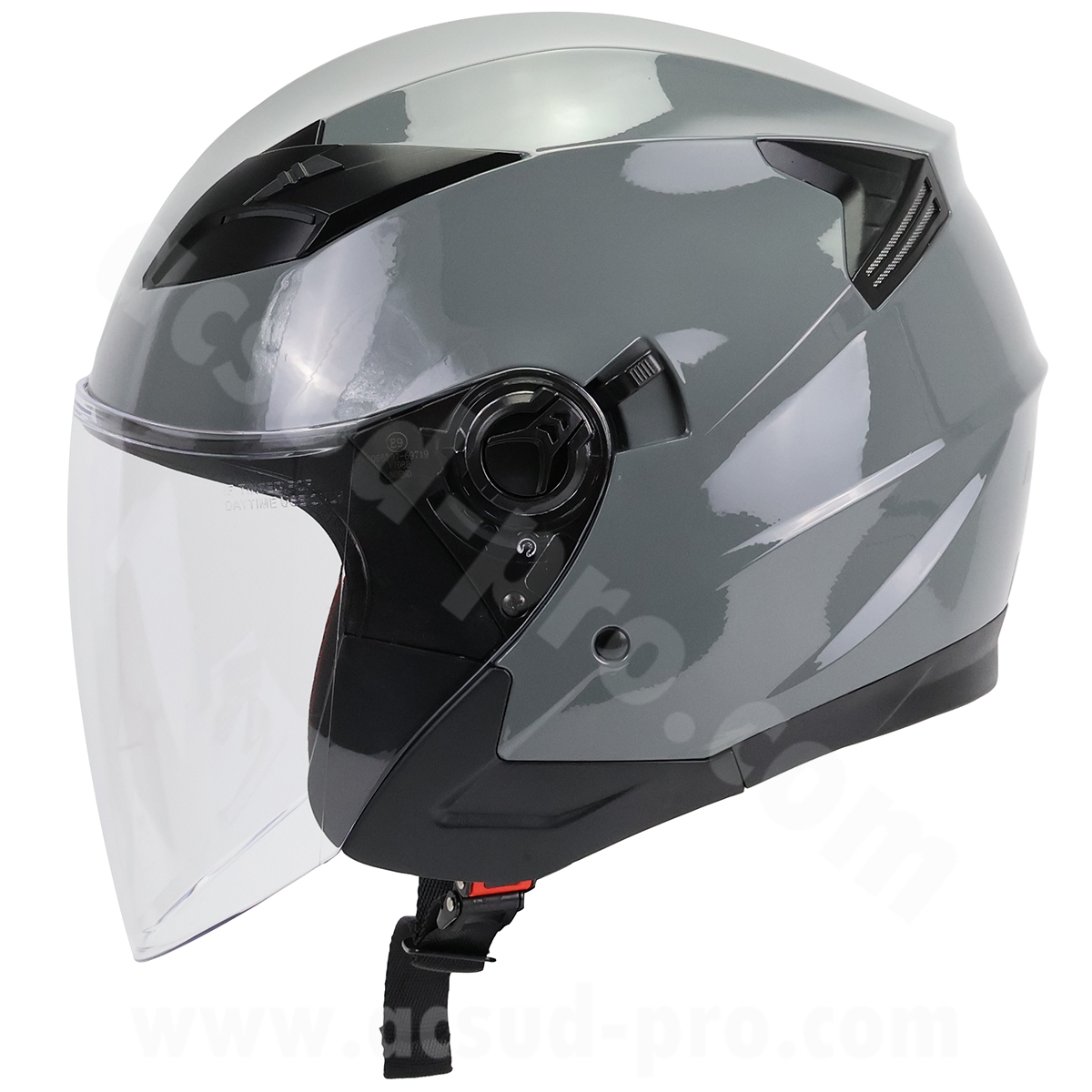 Casque jet Noend City gris Nardo double écran L - vue 2