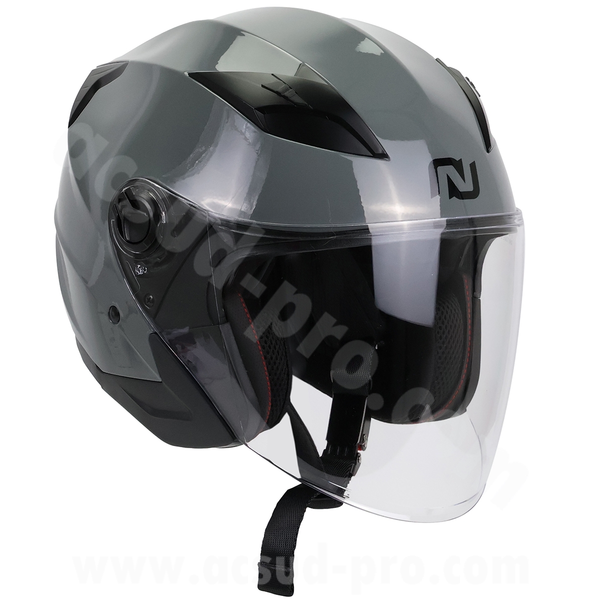 Casque jet Noend City gris Nardo double écran XL - vue 4