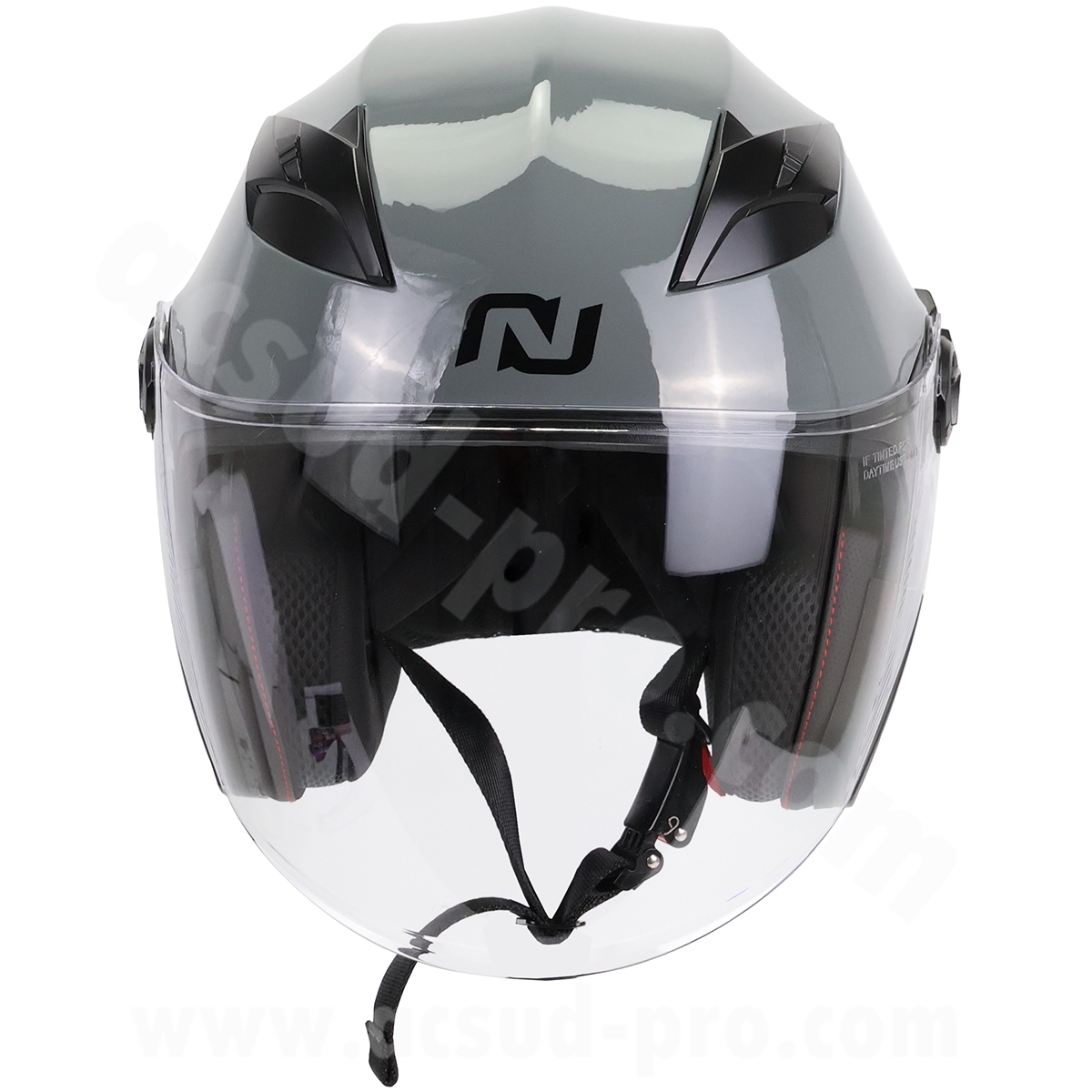 Casque jet Noend City gris Nardo double écran XXL - vue 3