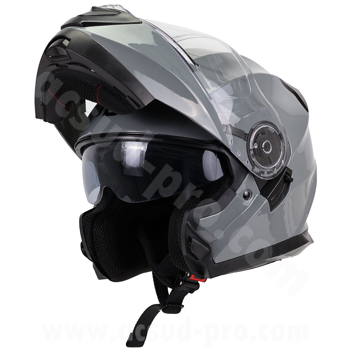 Casque modulable SC-34 double écran gris nardo XXL - vue 7