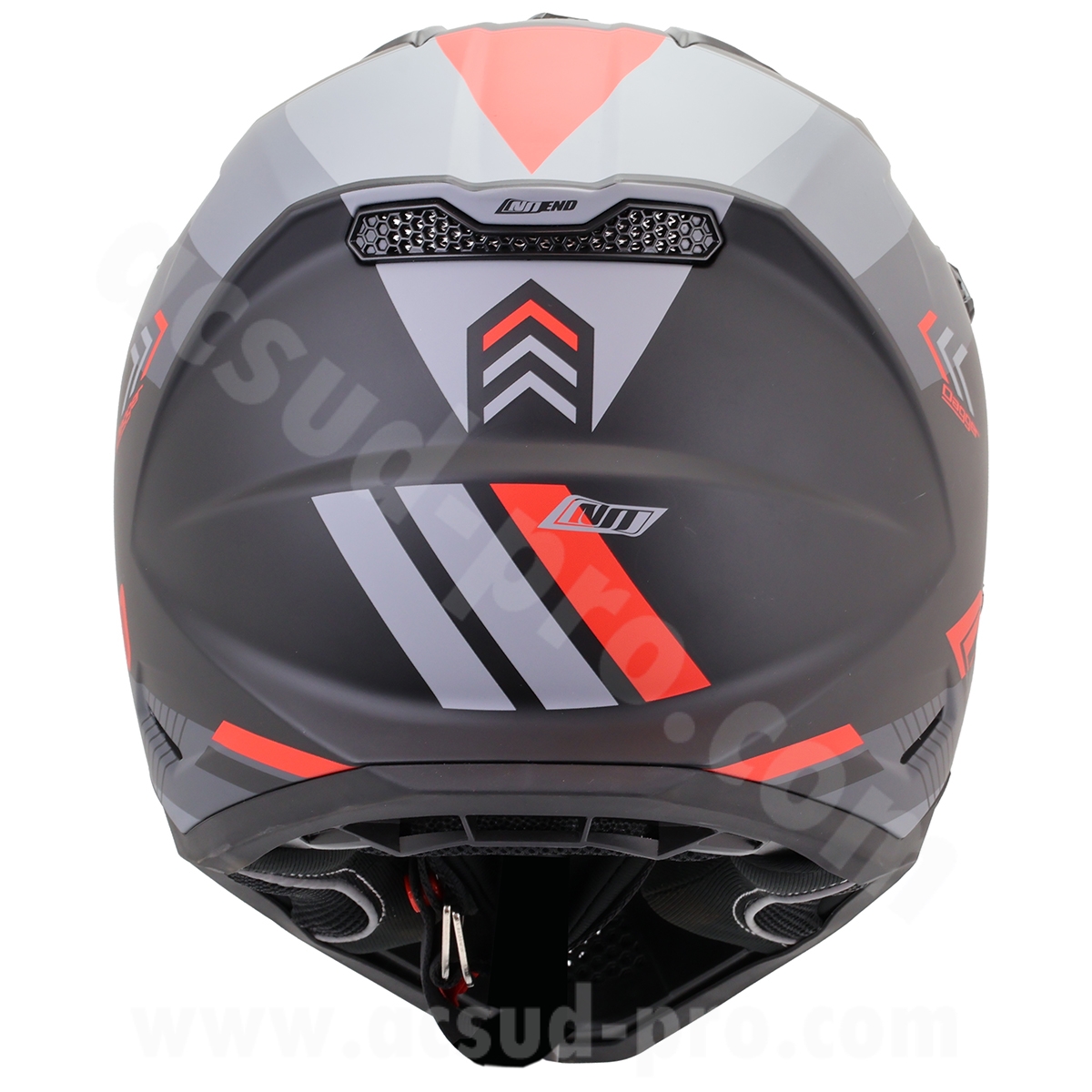 Casque cross Noend Dagger noir rouge mat XS - vue 6