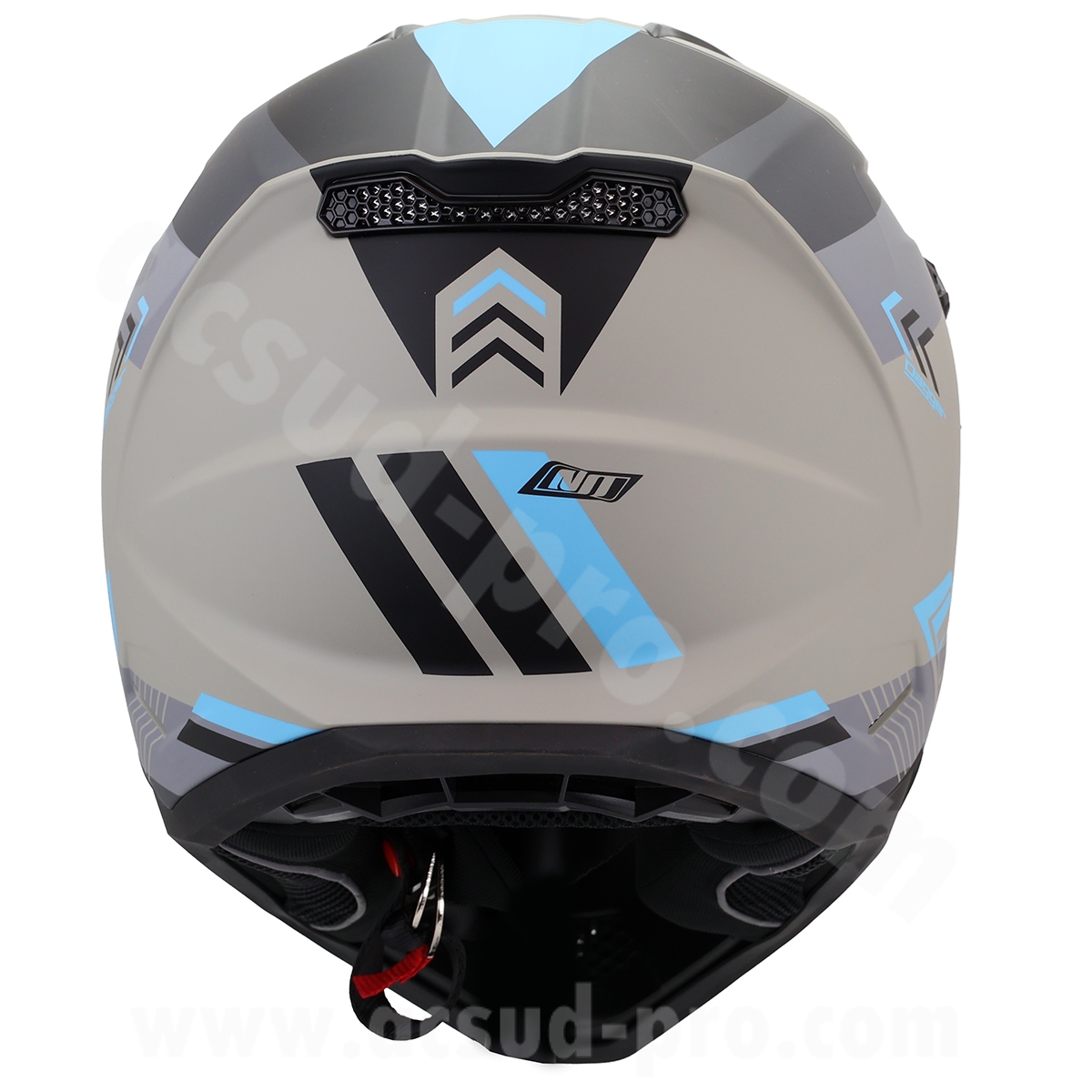 Casque cross Noend Dagger gris bleu mat L - vue 6