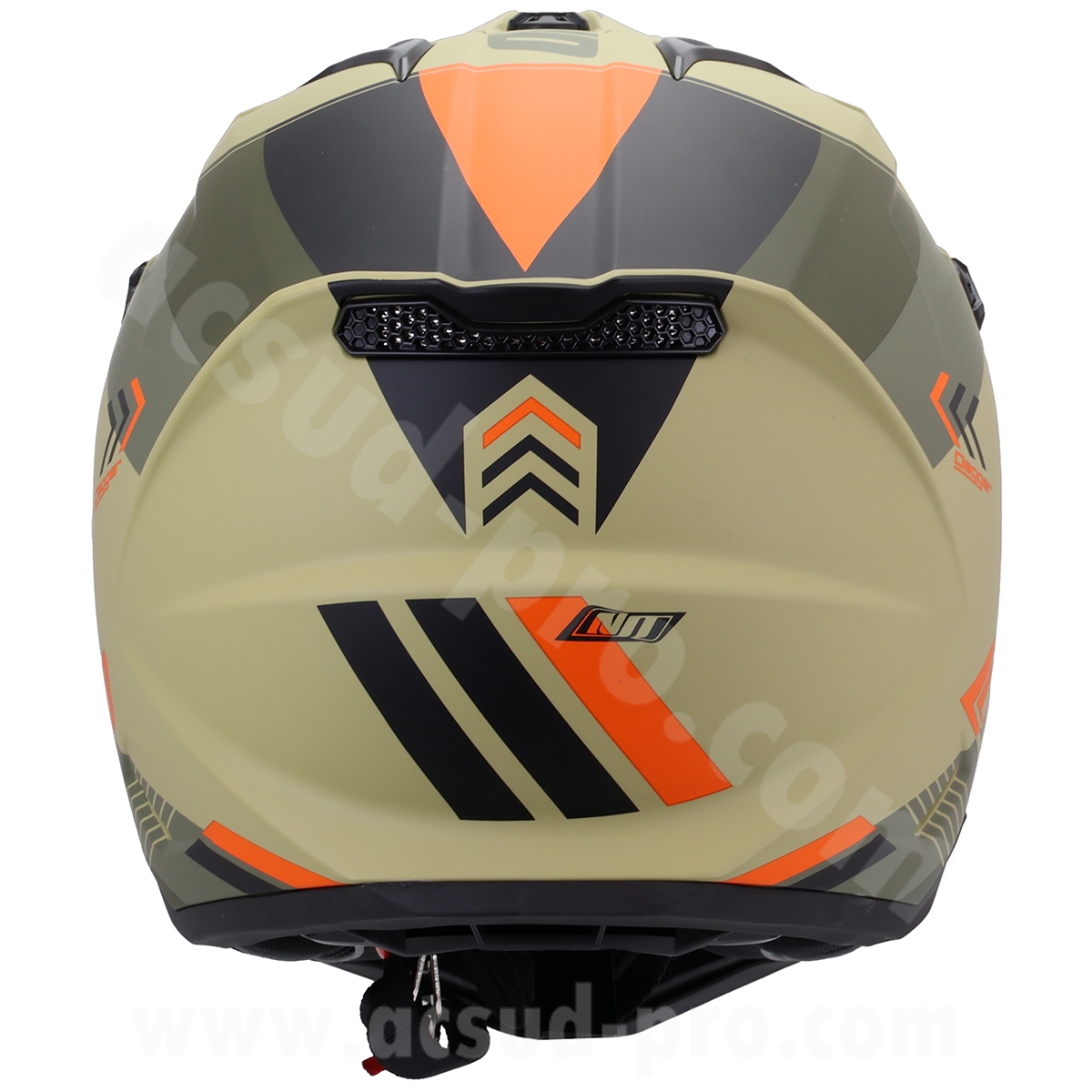 Casque cross Noend Dagger kaki/orange mat taille S - vue 6