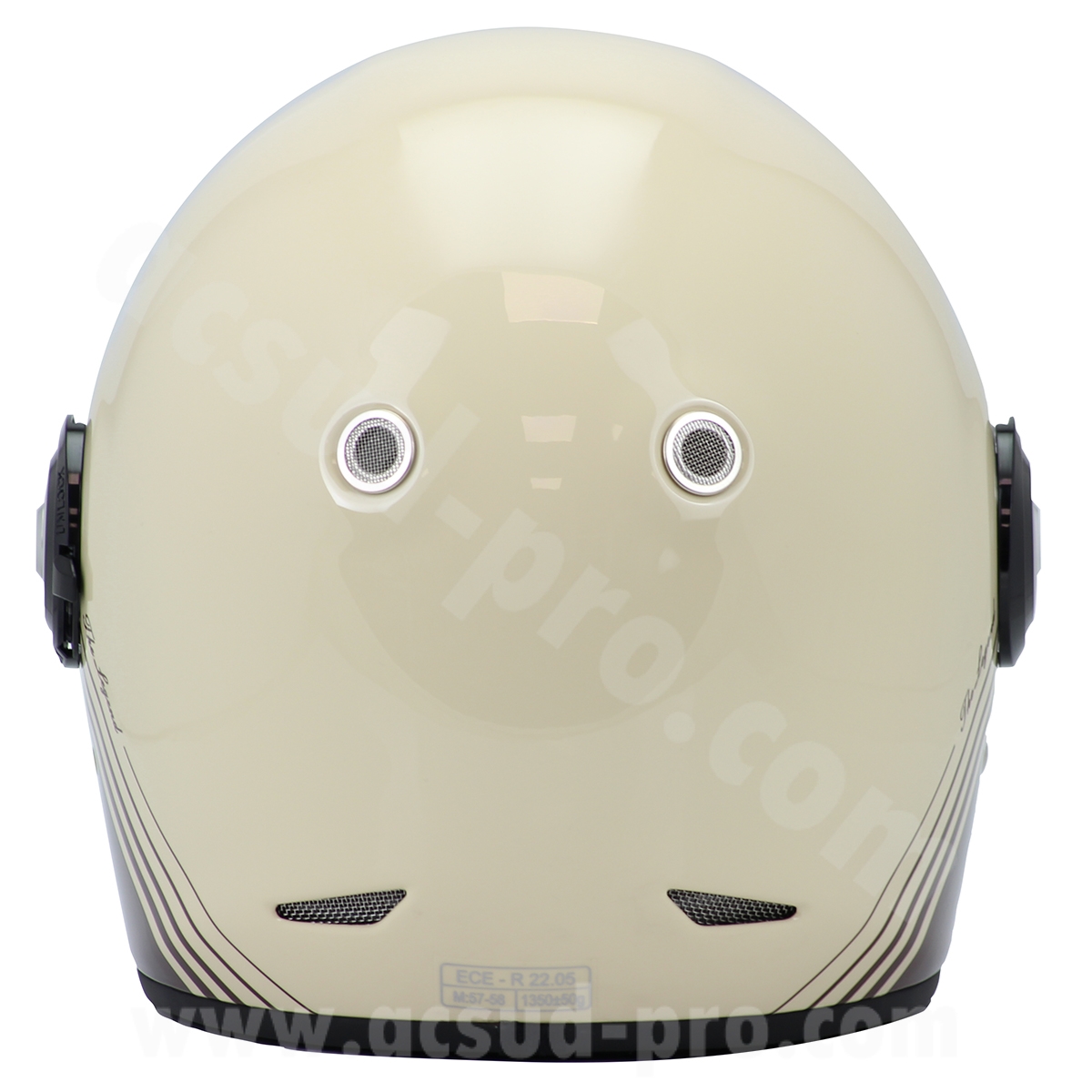 Casque intégral Archive Vintage The Legend fibre brown taille XXL - vue 7