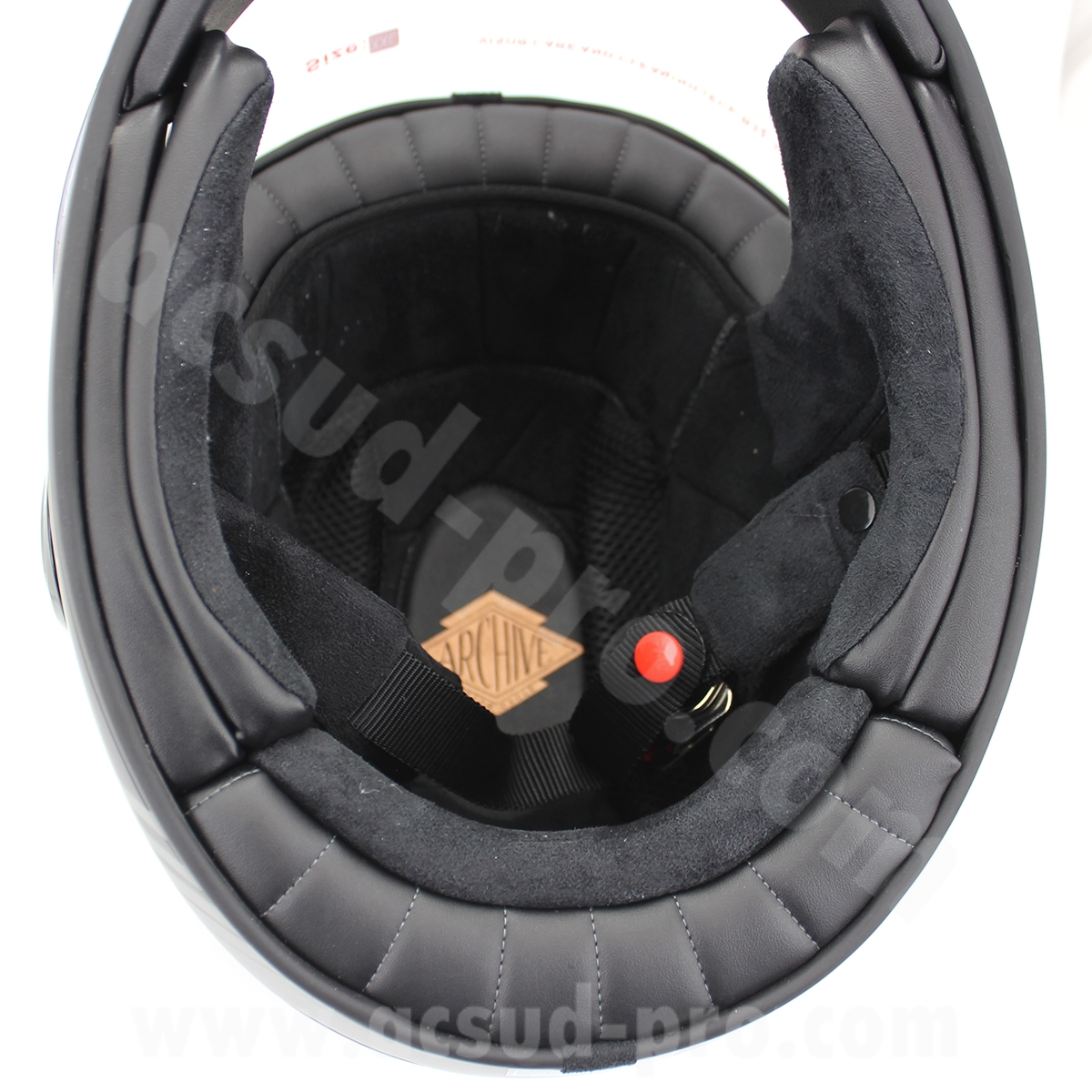 Casque intégral Archive Vintage The Legend fibre noir/or taille L - vue 8
