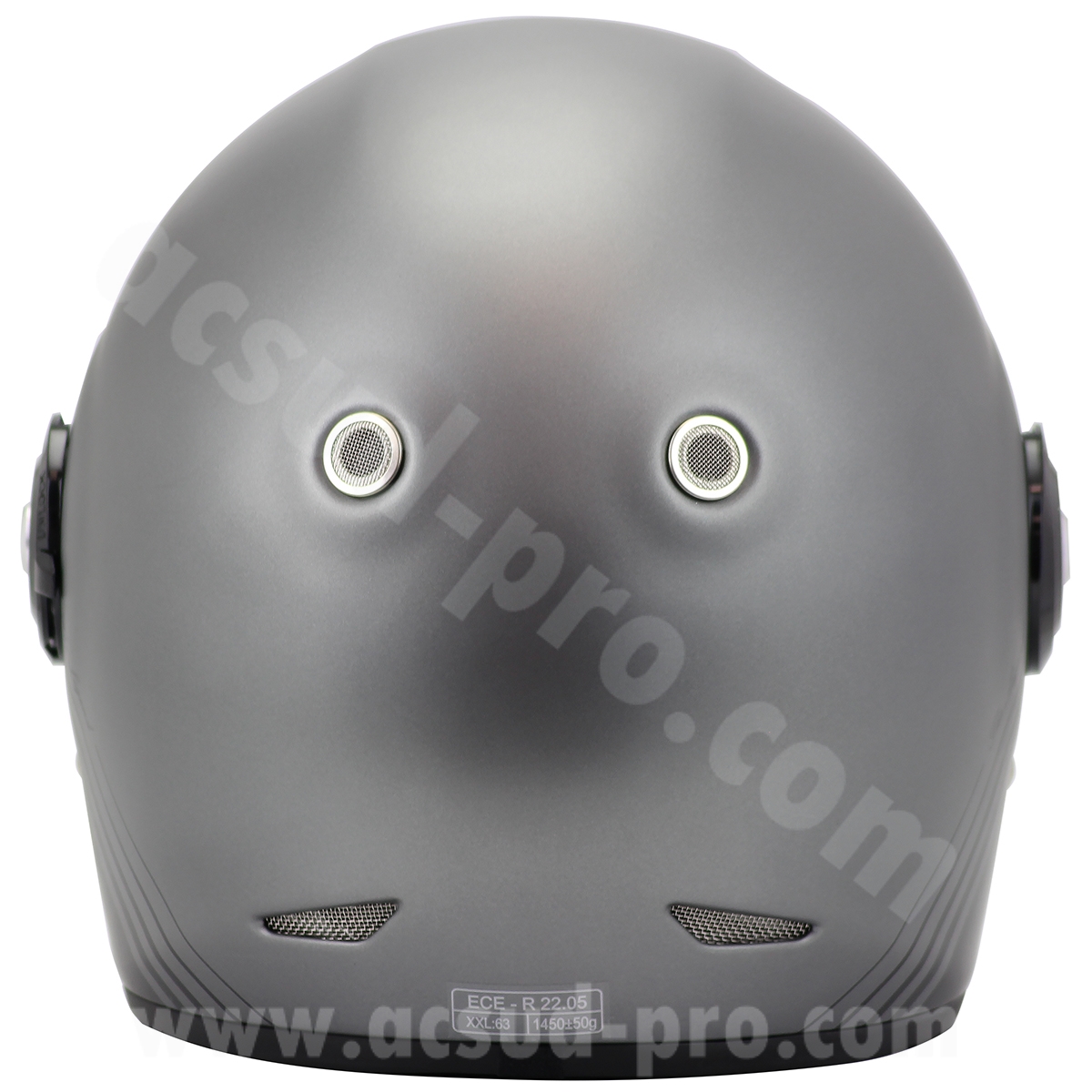 Casque intégral Archive Vintage The Legend fibre grise taille L - vue 7