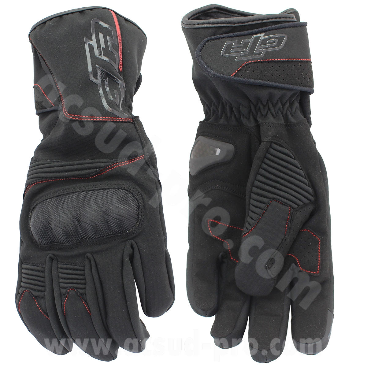Gants GTR Blizzard Waterproof Coques Black XXL