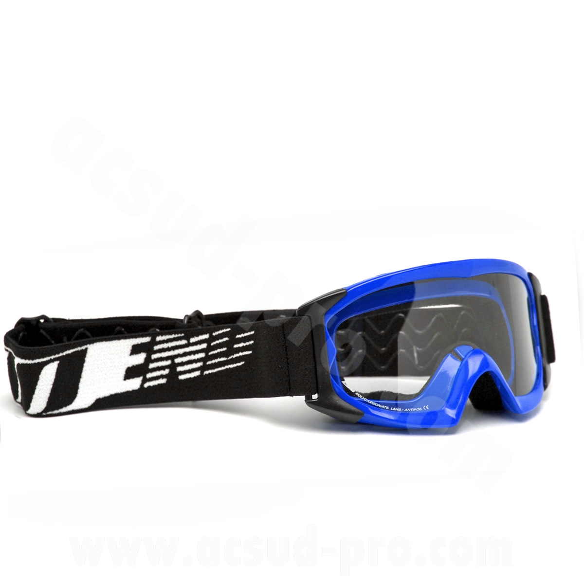 Masque lunettes cross moto enfant 3.6 Kid Series bleu