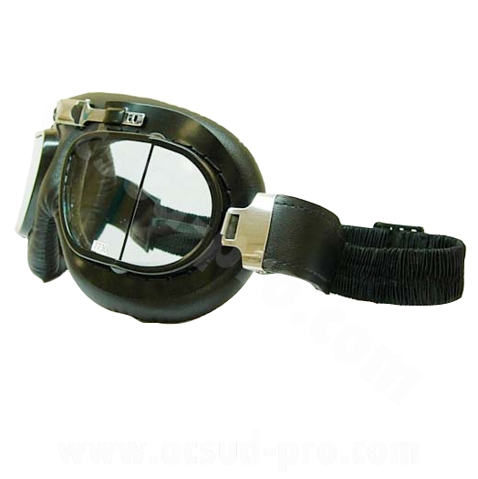 Lunettes moto vintage Spit verre biseauté - vue 3