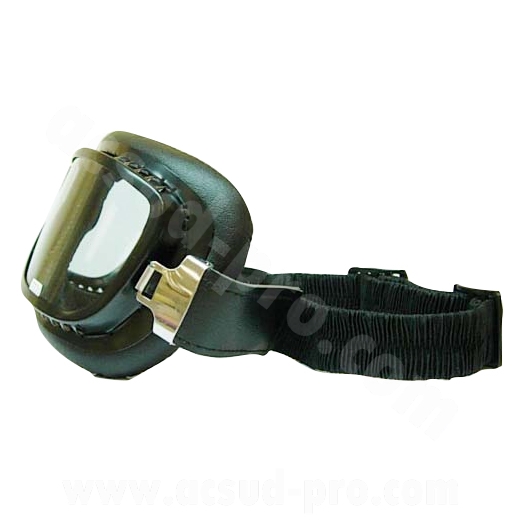 Lunette moto vintage Bulldog verre bombé - vue 3