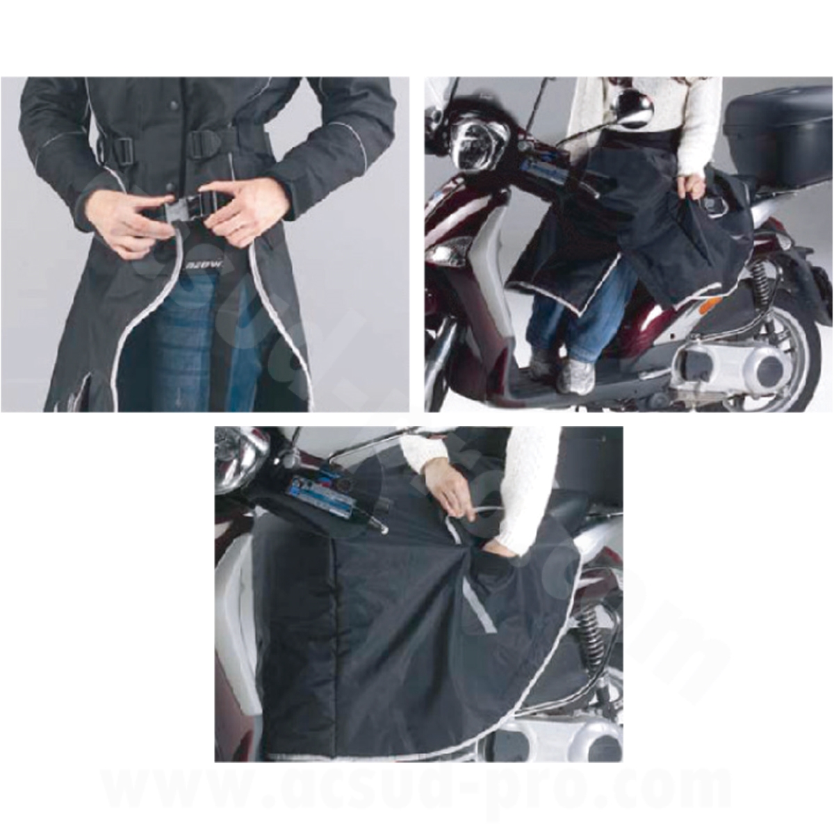 Tablier universel imperméable scooter - vue 2