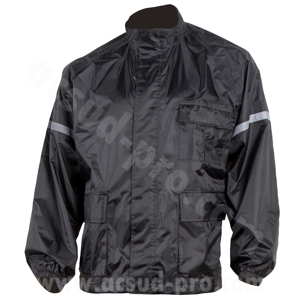 Veste pluie OPM noir taille XL avec sac de rangement