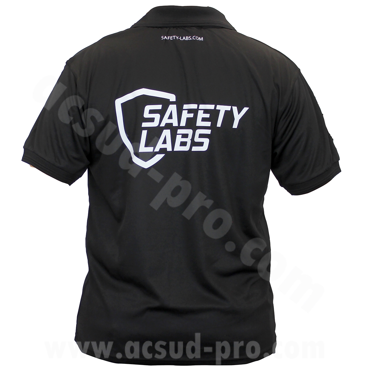 Polo homme safety labs - taille s - vue 2