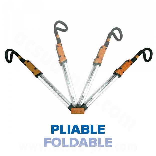 Lampe d'atelier rechargeable 120 LED pliable - vue 4