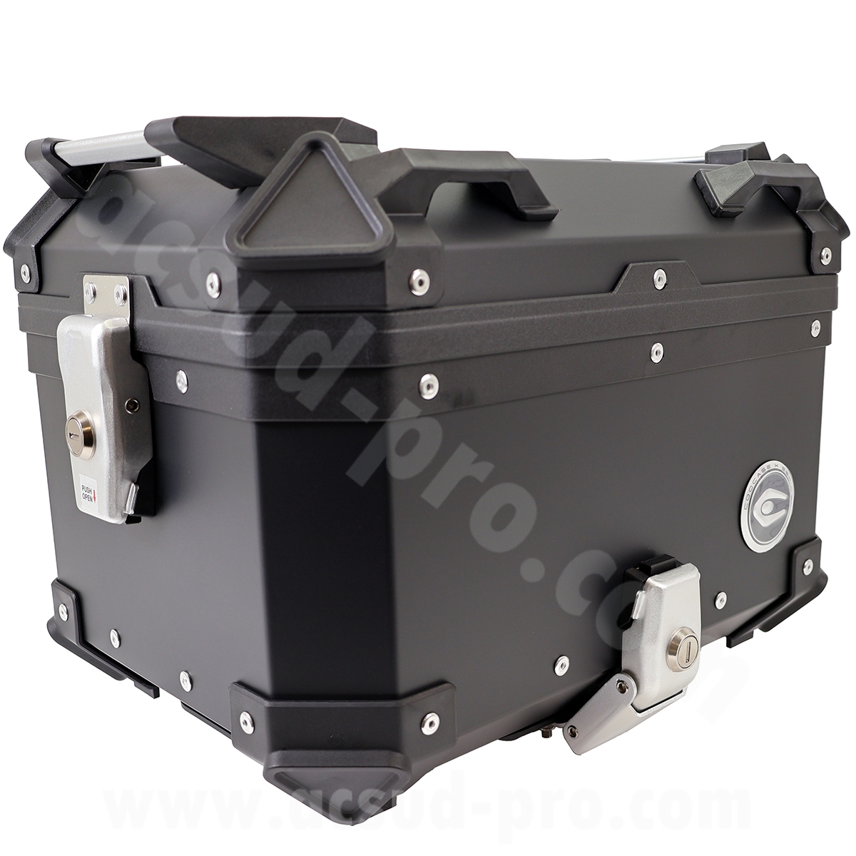 Top case moto scooter Coocase X1 aluminium série 30 litres noir - vue 2