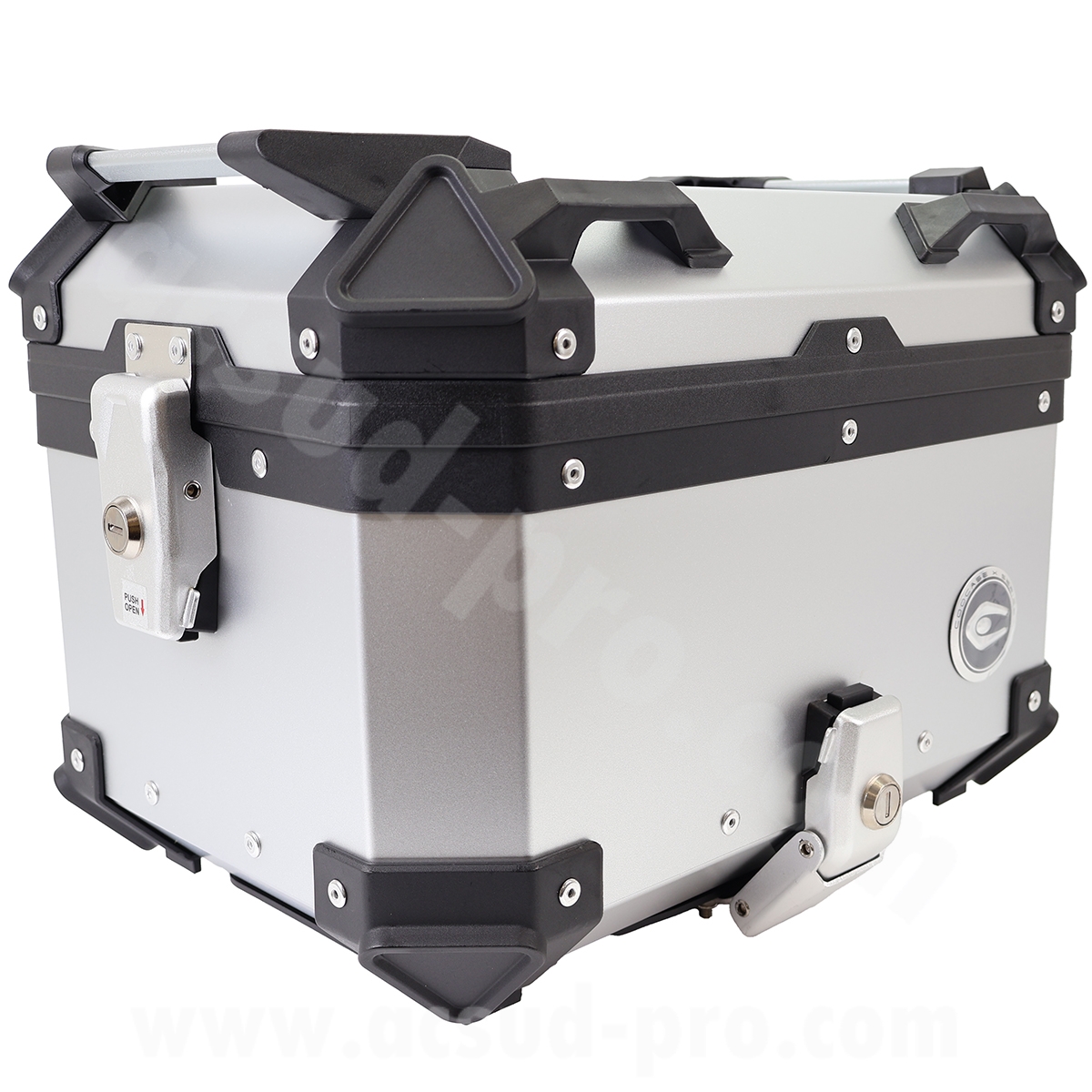 Top case moto scooter Coocase X1 aluminium series 30 litres gris - vue 2