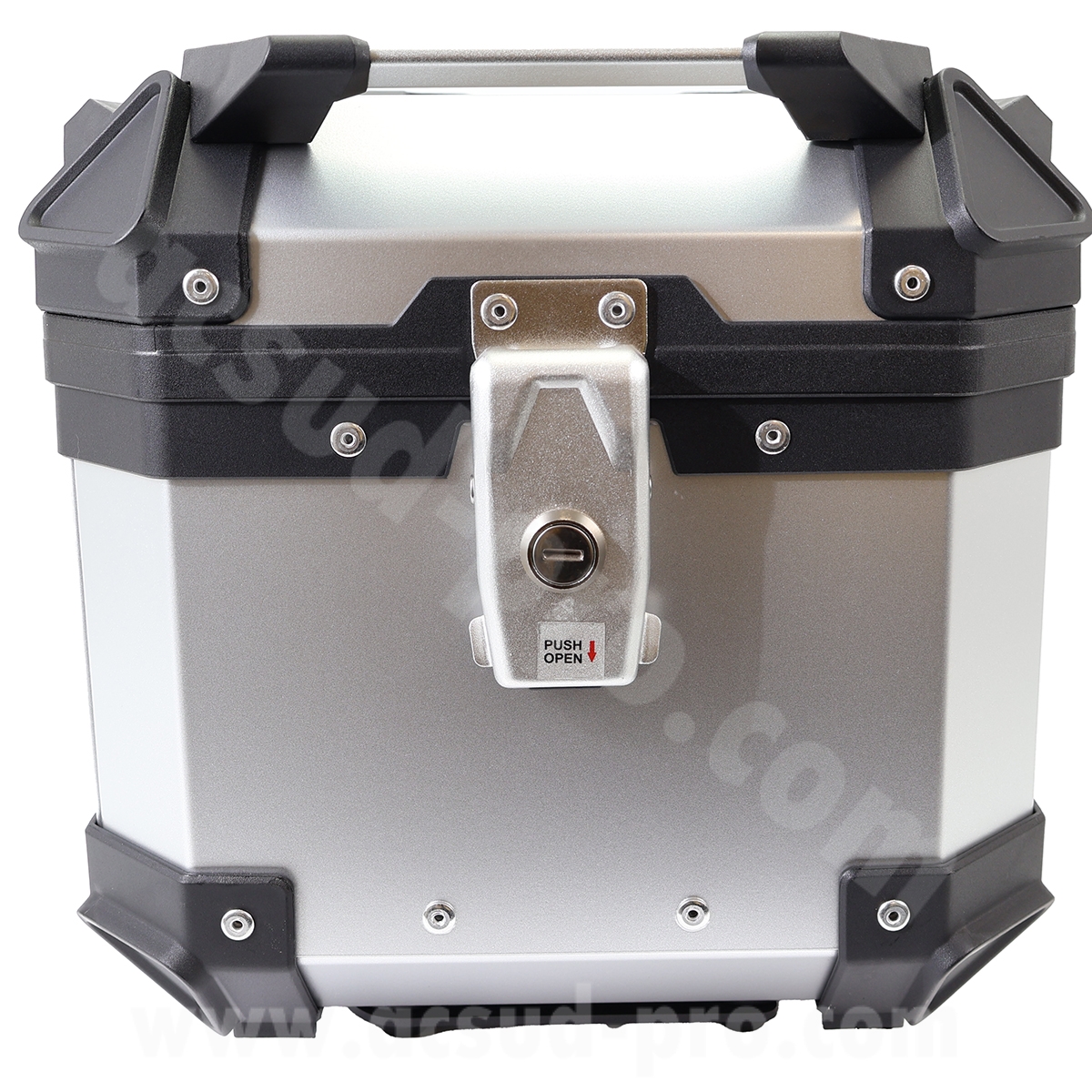 Top case moto scooter Coocase X1 aluminium series 30 litres gris - vue 3