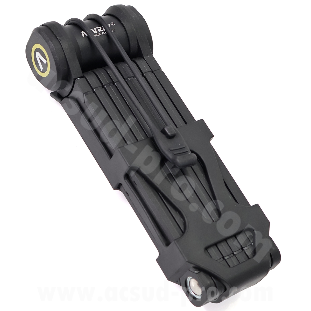 Antivol vélo pliable Auvray City Lock 360 Pro L 120 cm noir + support - vue 2