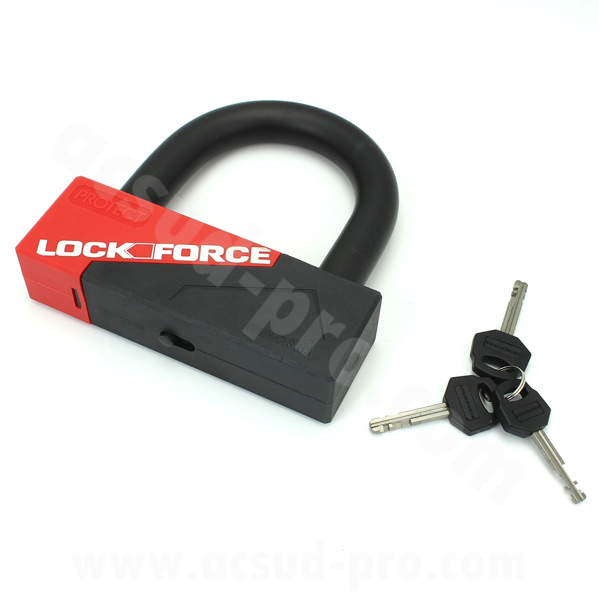 Antivol en U Lockforce Protect 90 x 84 Ø19 - 3 clés (homologué SRA) - vue 2