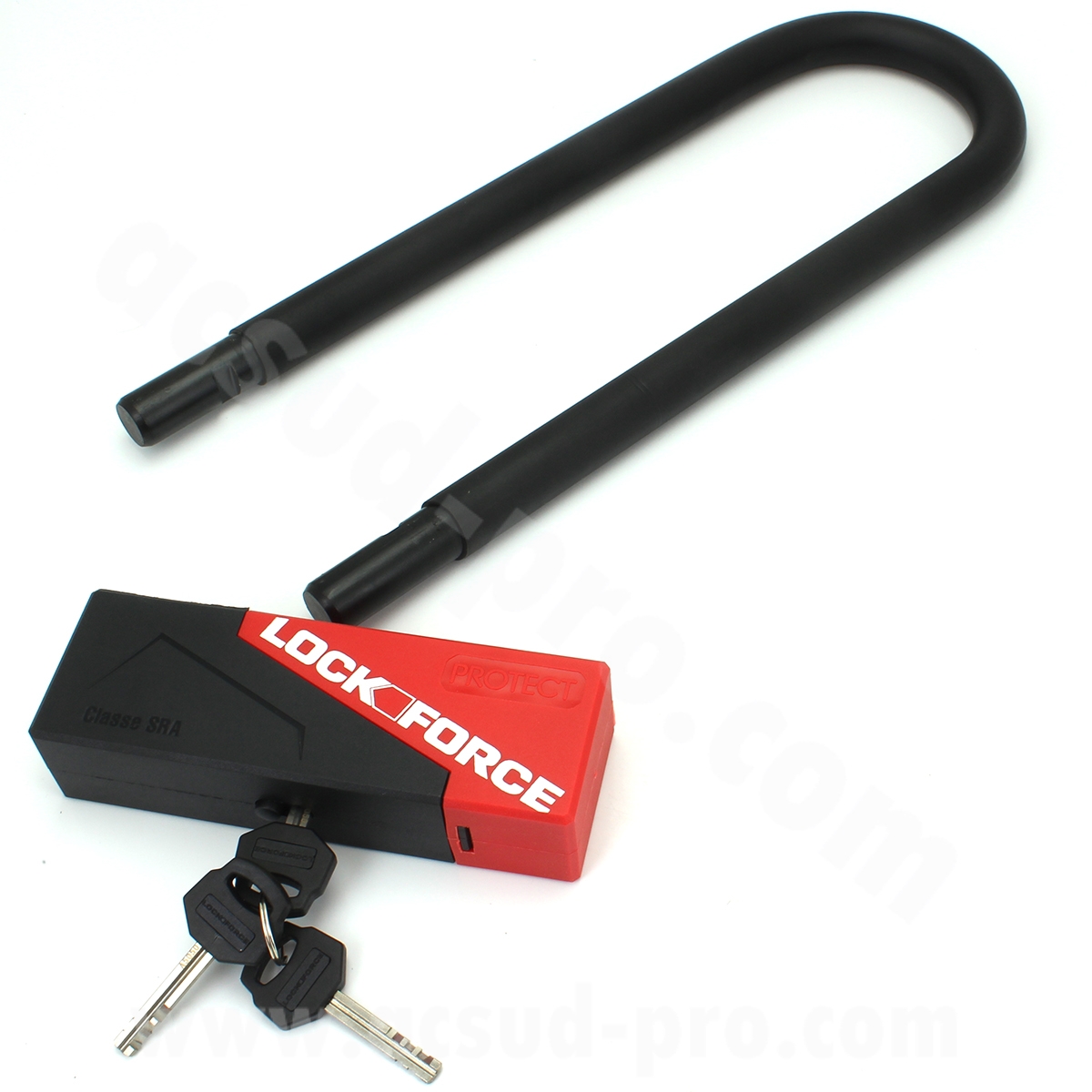 Antivol U Lockforce Protect 305 x 84 Ø19 avec 3 clés (homologué SRA) - vue 3