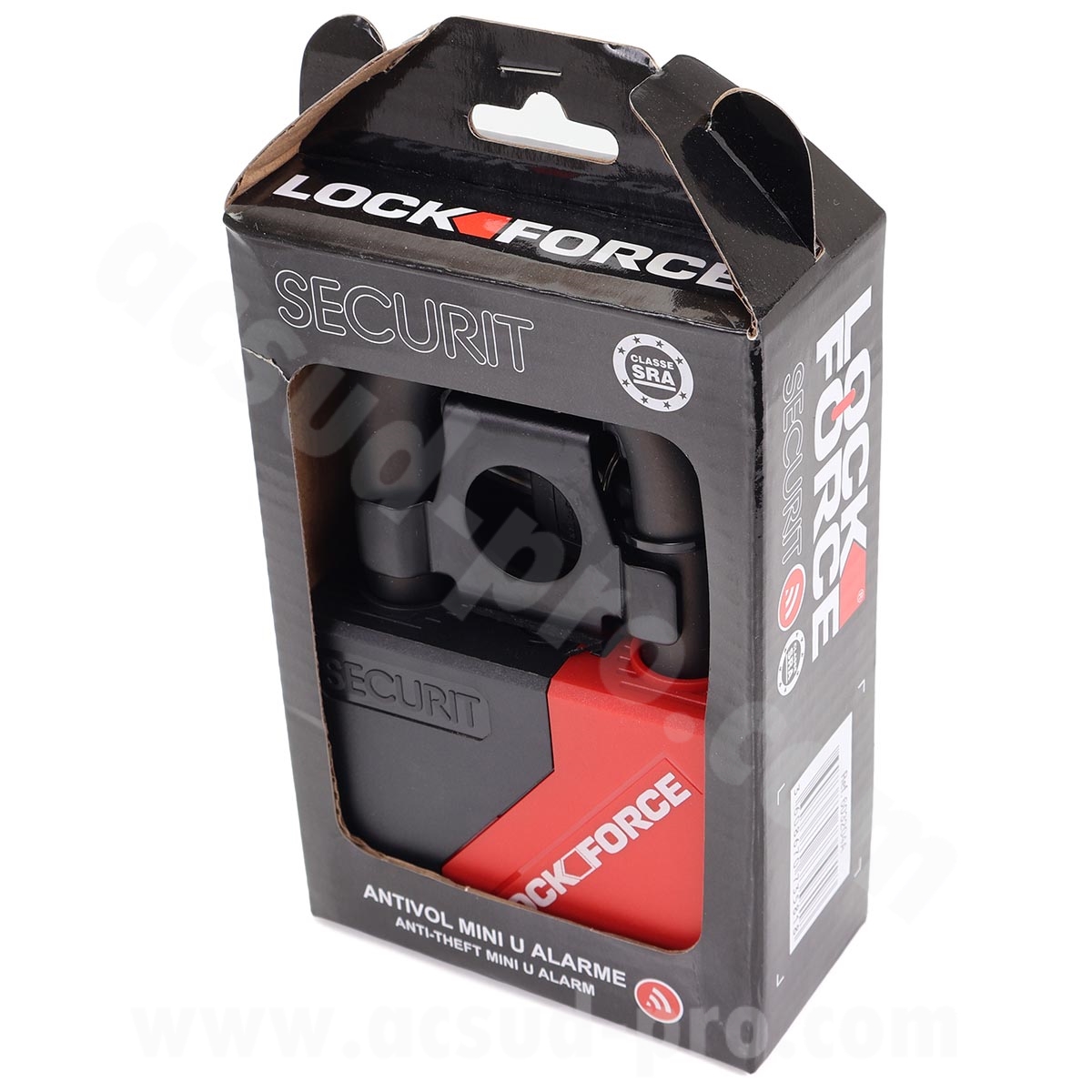 Antivol U mini Lockforce MUA01 98 x 73 mm Ø16,5 alarme 105 dB homologué SRA - vue 3